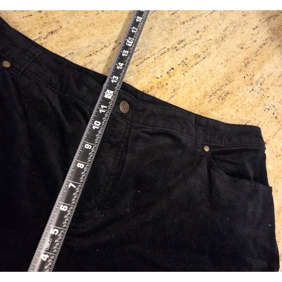 Charter Club Womens 18W Velvet Pants Stretch Straight Leg 38x31" - Picture 4 of 11